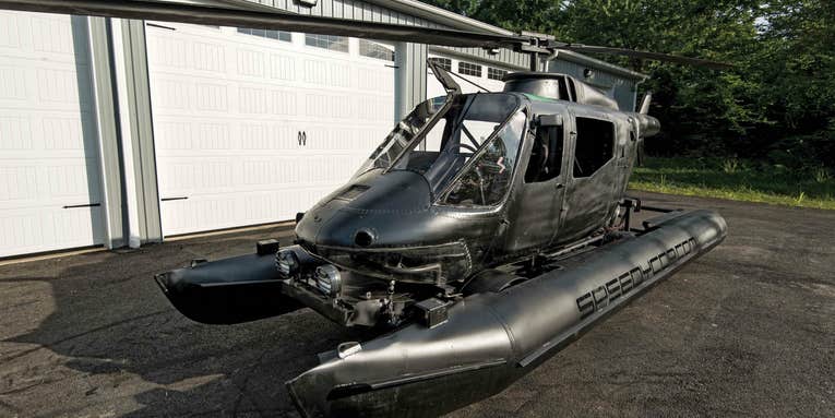 This Cop Turned A Helicopter Into An Amphibious Racecar