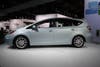 As expected, the Prius-plural family was revealed this week in Detroit. The Prius V pictured here is the larger brother, a hybrid with 50 percent more cargo room than the standard 3rd-generation Prius.
