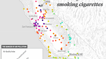 california fire air quality