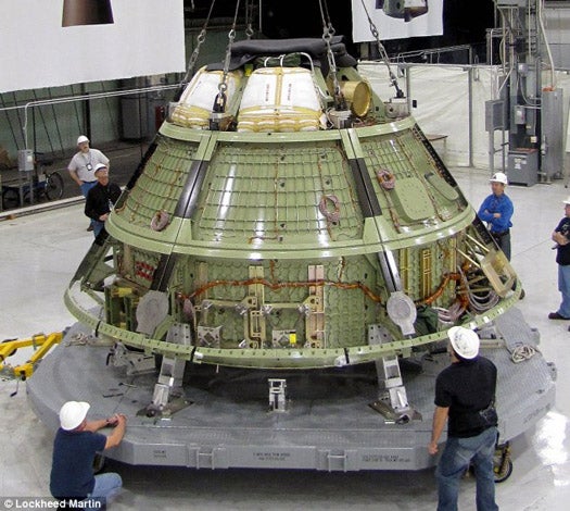 Orion Unveiled: Lockheed Shows Off First Crew Module, New Space Simulation Facility