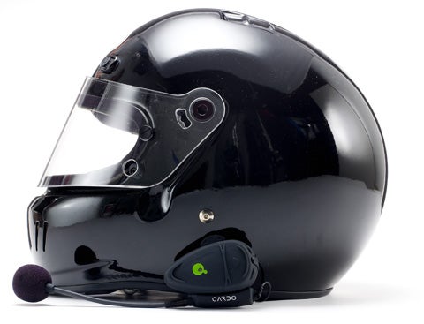 A motorcycle helmet doesnt have much space for gadgets, so this Bluetooth headset does double duty. It answers cellphone calls and communicates with an included passengers headset over a radio intercom. <strong>Cardo Scala-Rider TeamSet $230; <a href="http://cardowireless.com">cardowireless.com</a></strong>