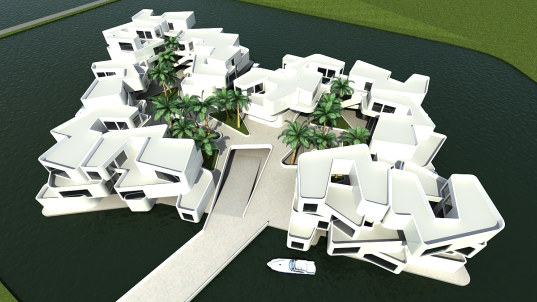 Floating Apartment Complex Takes the Worry Out of Rising Seas