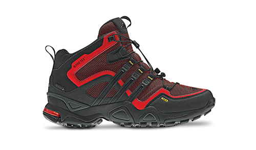 Rocky trails can be rough on a backpacker's knees. Adidas's Terrex boots reduce the strain associated with heavy foot strikes. Each boot has a plate in the heel that slides forward with every footfall, more evenly distributing the force of impact. The plates rebound between steps. <a href="http://www.adidas.com/outdoor/ca/products/all/product/G40594/">Adidas Terrex Fast X Mid GTX </a> <strong>$175</strong>