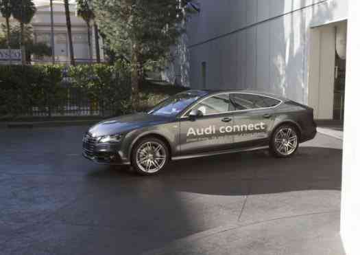 Move over Google. <a href="https://www.popsci.com/cars/article/2013-01/ces-2013-audi-demonstrates-its-self-driving-car/">Audi's "self-piloting" car</a> is the first licensed automaker to test autonomous vehicles in Nevada, and company executives were busy showing off its coupes weaving through traffic and parking themselves without human intervention. Interestingly, Audi also built a dramatically smaller LIDAR, the rotating laser "eyes" of the car, which it intends to build into the front grille. The next steps? Removing a trunkful of computer hardware and integrating it into the existing electronics, while lobbying more state governments to allow autonomous vehicles.