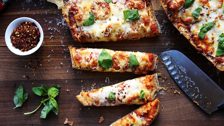 Turn that old bread into pizza in less than 30 minutes