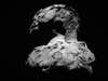 The European Space Agency <a href="https://www.popsci.com/5-cool-things-we-just-learned-about-rosettas-duck-shaped-comet/">released</a> a whole lot of new information and images from the Rosetta mission. This one, of the comet 67P shows off its "rubber ducky" shape.