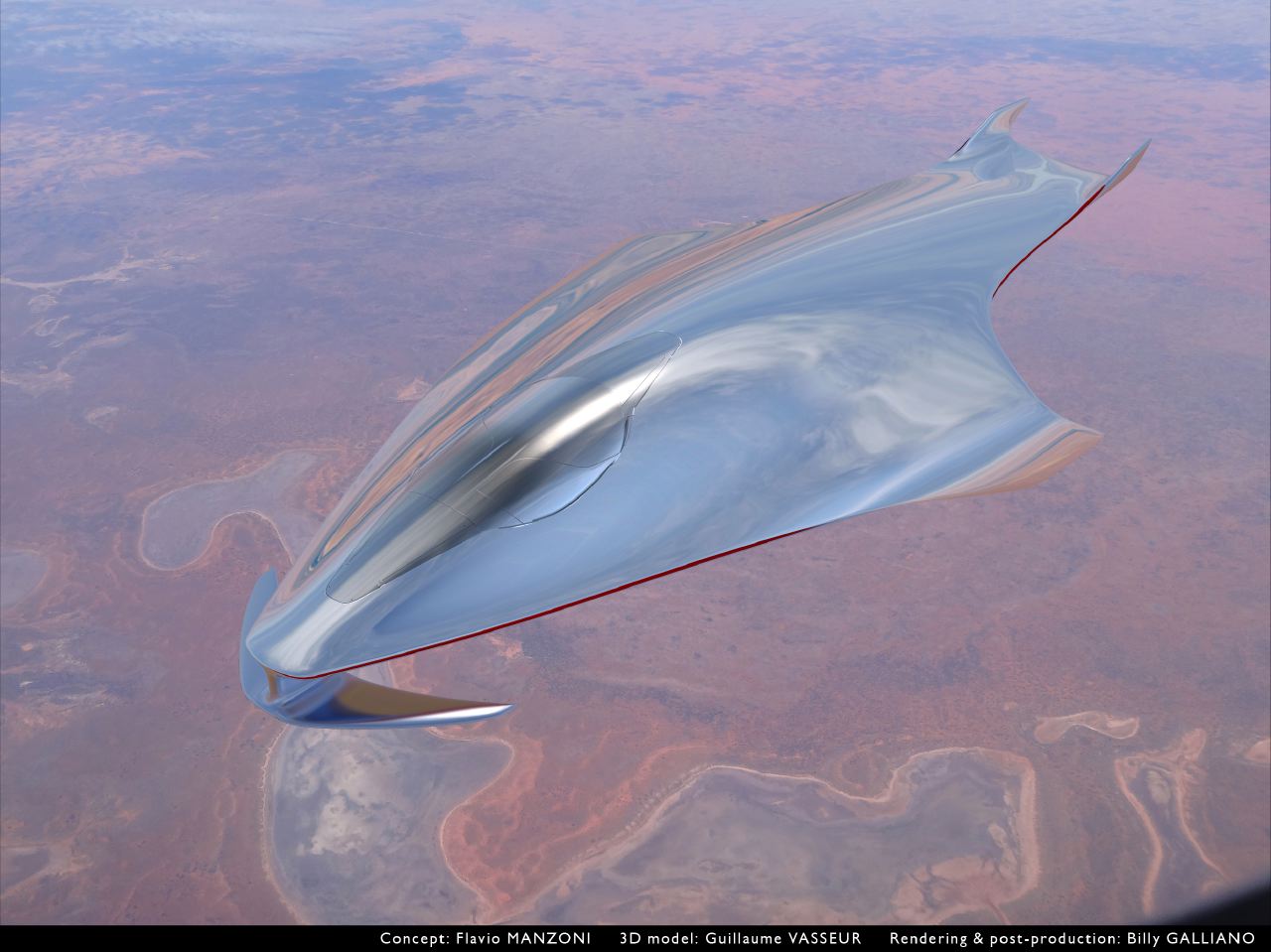Look At This Ferrari Designer’s Slick Spaceship Idea