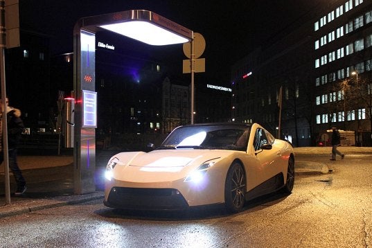 Finland’s All-Electric Race Car Charges in Just 10 Minutes