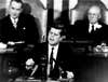 President Kennedy giving a speech