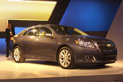 The next iteration of the Chevy Malibu will go on sale next year, and the emphasis will be on efficiency. Gone is the option of a V-6. In is a 2.5-liter 4 cylinder that produces 190 horsepower. The most interesting variant is the Eco model, which will use GM's eAssist hybrid technology—in which a small lithium-ion battery and a 15hp electric motor give the Malibu's 2.4-liter turbocharged gas engine regular breaks—to get up to 38 mpg on the highway. GM says the Eco will be the "most fuel efficient Malibu ever."