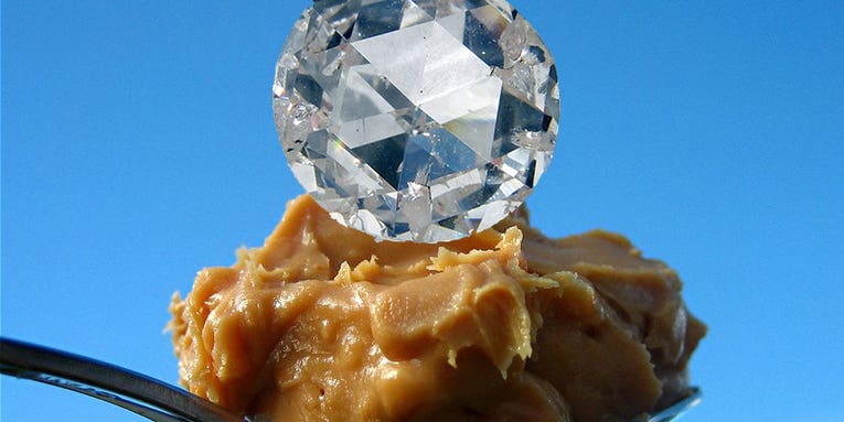 Geophysicists Are Turning Peanut Butter Into Diamond Gemstones