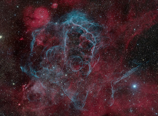 We already knew supernova remnants were beautiful, but this photo outdoes even the one released by NASA the other day.