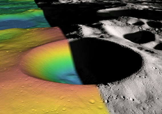 Plenty of Ice Awaits Future Moon Settlers at South Pole Crater