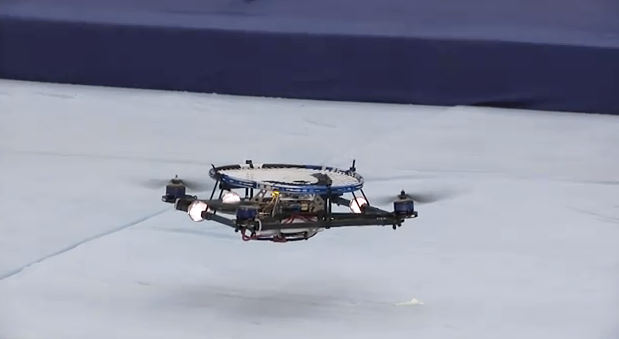 Video: Robotic Swiss Quadrocopters Hold Their Own At Tennis