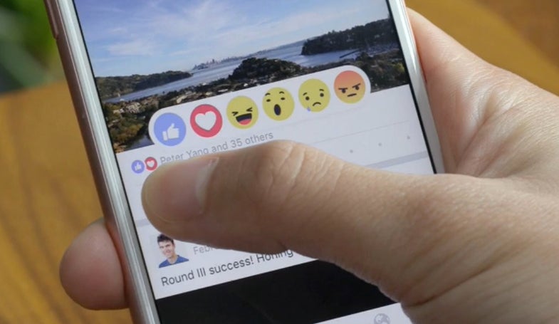 Facebook's new Reactions make the Like more robust.