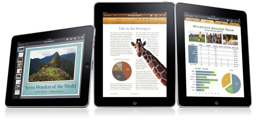 The iPad's iWorks Suite