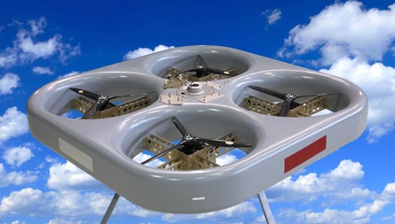 Hovering Vehicle Can Launch an Observation Platform 300 Feet Skyward