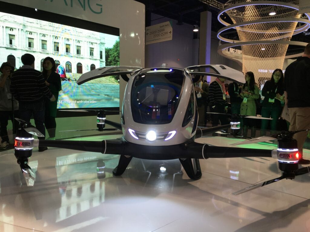 Ehang 184 passenger drone