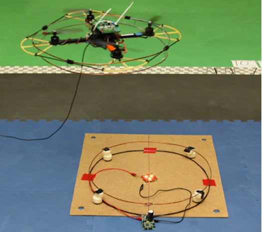 Video: Quadrotor Drone Flies Around To Your Devices And Charges Their Batteries