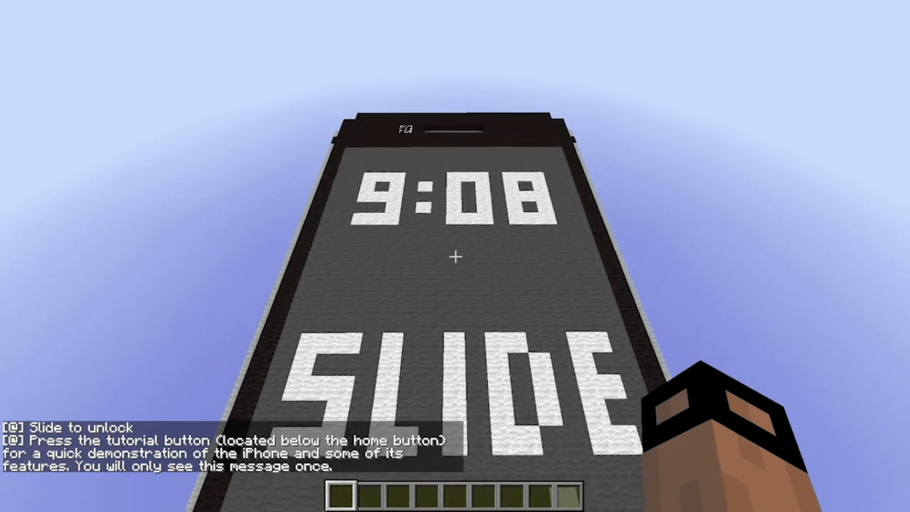 A Working iPhone Built In Minecraft