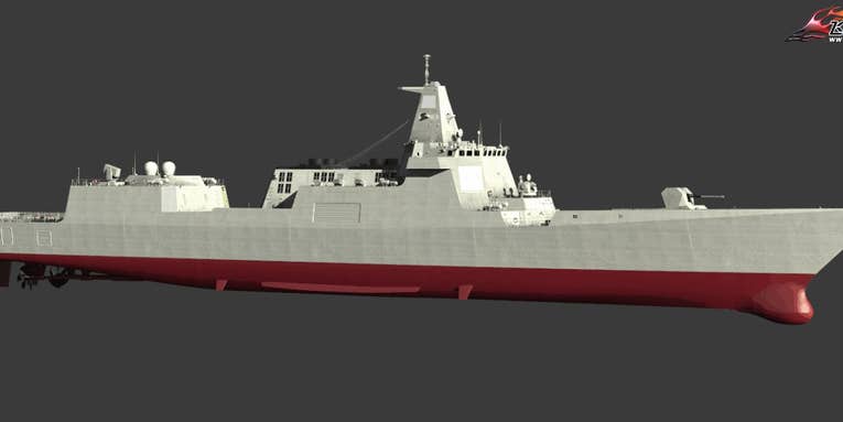 China’s Largest Surface Warship Takes Shape