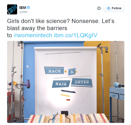 IBM’s #HackAHairdryer Campaign is Symbolic of A Larger Sexism Problem in STEM