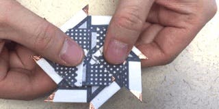 This Origami-Inspired Battery Folds Like a Ninja Star