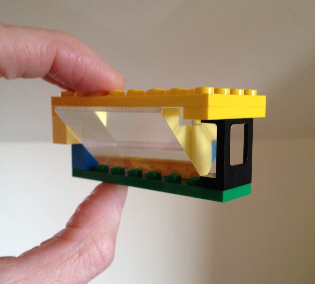 One Prism With Lego Frame