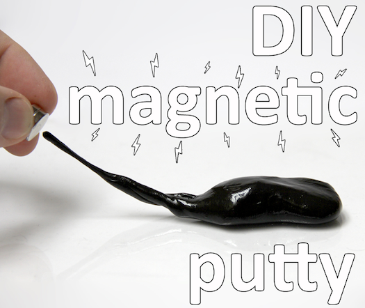 Video: DIY Magnetic Silly Putty Slowly, Creepily Eats and Digests Magnets