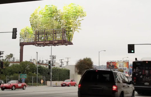 Let’s Replace Annoying Billboards With Sky Forests of Bamboo