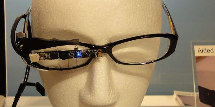 Sony Glasses Track Eye Movement for Lightweight Wearable Lifelogging