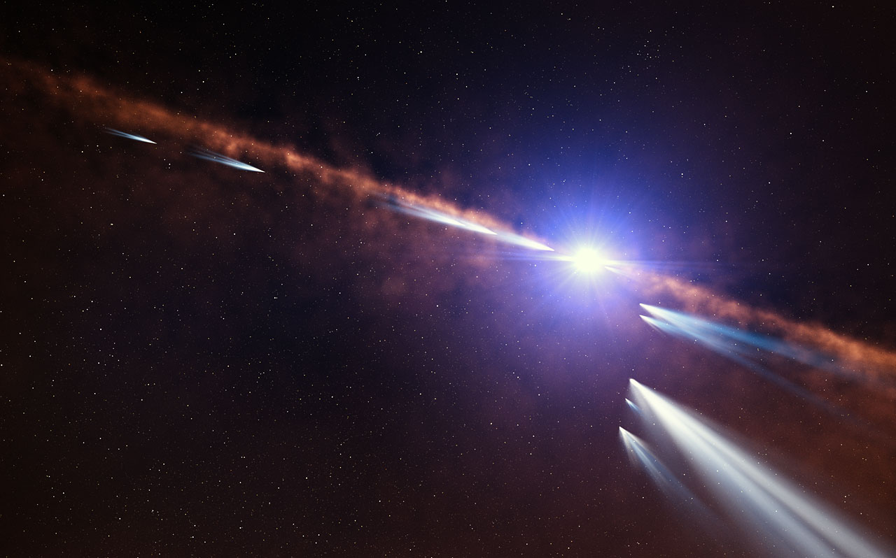 Two Families Of Exocomets Found Circling A Nearby Star