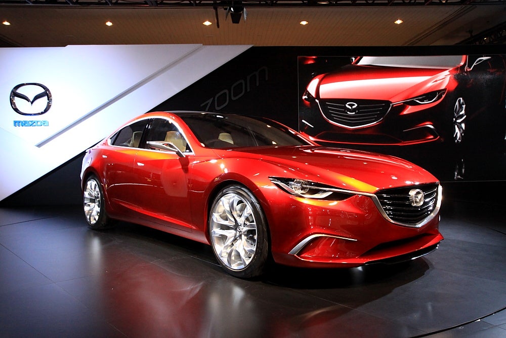 Mazda announced yesterday that the attractive Takeri concept car will form the basis for the new 6 sedan, scheduled to arrive next year.