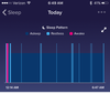Fitbit Sleep Data For One Night