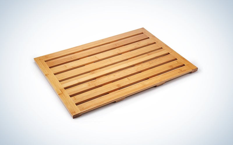 Moso Bamboo floor and shower mat