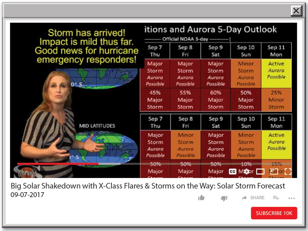 a space physicist Skov in her YouTube video