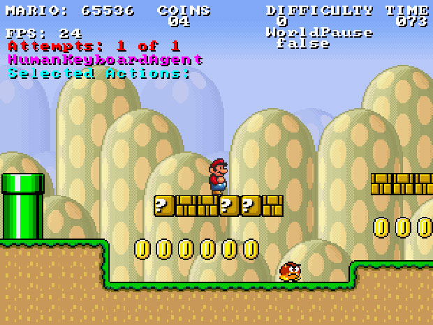 Artificial Intelligence Software Learns to Play Super Mario Bros.