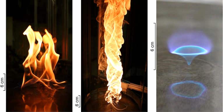 Gorgeous ‘Blue Whirl’ Flame Might Help Produce Cleaner Energy
