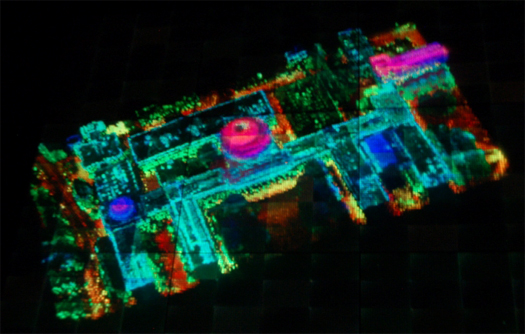 DARPA Creates Interactive 3-D Holographic Map Table