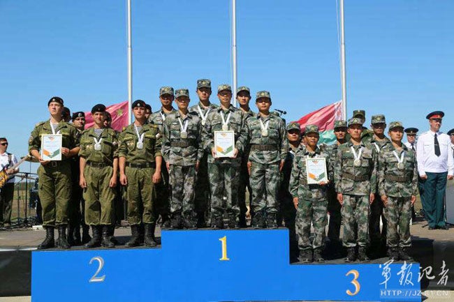 China Russia International Army Games 2015