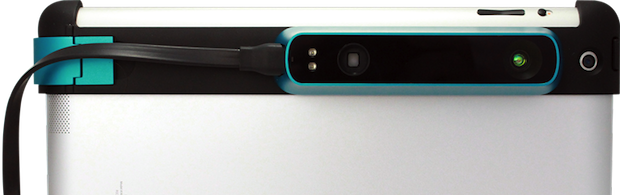 A 3-D-Scanning Depth Sensor You Can Clip To An iPad