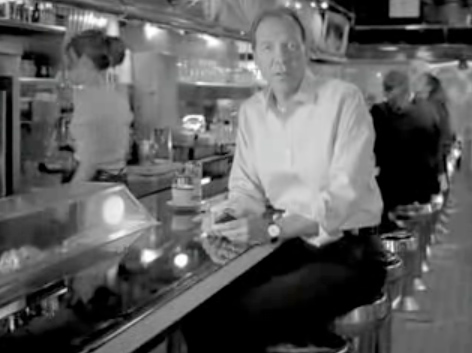 It's safe to assume that Sprint CEO Dan Hesse is a millionaire a few times over, so I'm sorry, but the little slice-of-life vignettes showing him at a diner counter and other "Average Joe" settings just aren't that believable. I can't decide what's worse about these ads: Danno insinuating that he single-handedly invented the idea of a flat fee for unlimited voice and data, or his way of making this new Sprint plan sound like charity—something he's selflessly sharing with the little people to help us through these tough economic times.