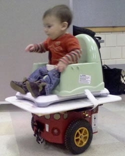 Wii-Powered Robot Chair Lets Infants Zoom Around On Their Own
