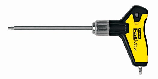 A second bit holder on the head of this T-handle driver increases torque in small spaces. When you use it sideways, you can hold it by the longer end for a more secure grip—and with more leverage than with the average screwdriver. <strong>From $20</strong>; <a href="http://www.stanleytools.com">stanleytools.com</a>