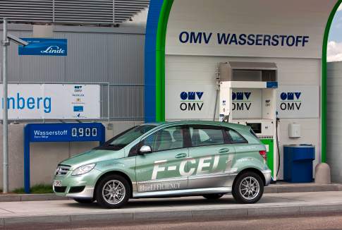 Mercedes to Launch Hydrogen Fuel-Cell Car Into Production by 2010
