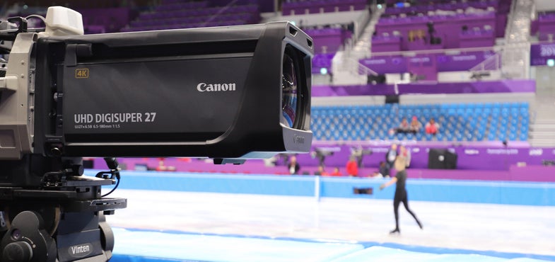 Broadcast camera lenses at the Olympics can cost as much as a Lamborghini