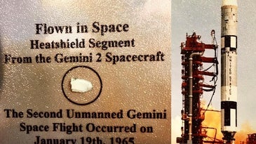 Gemini 2 heat shield segment