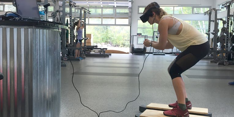U.S. Olympic skiers have been swooshing in VR to prep for the winter games