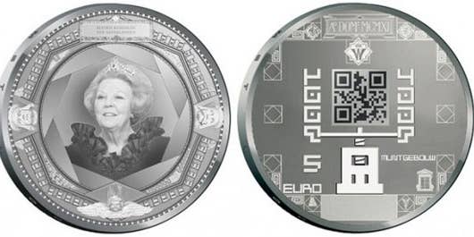World’s First Coins With QR Codes Will Start Circulating in the Netherlands Next Week