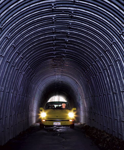 Seeing light at the end of the tunnel.